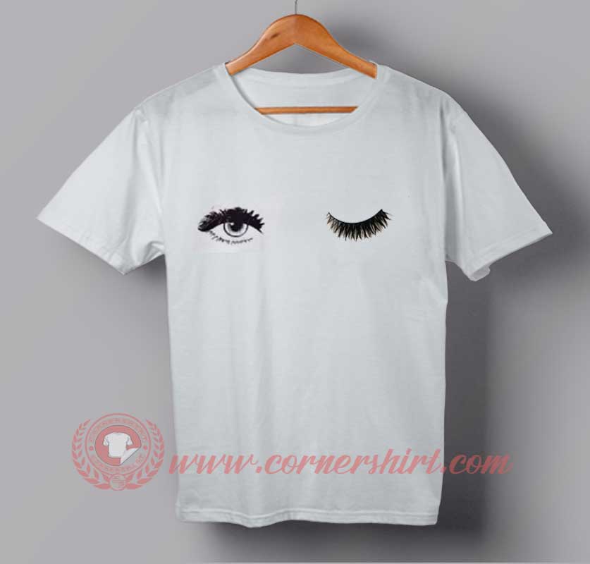 Eye and Eyelashes T-shirt | cornershirt.com
