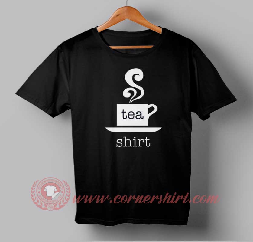 red tea shirt