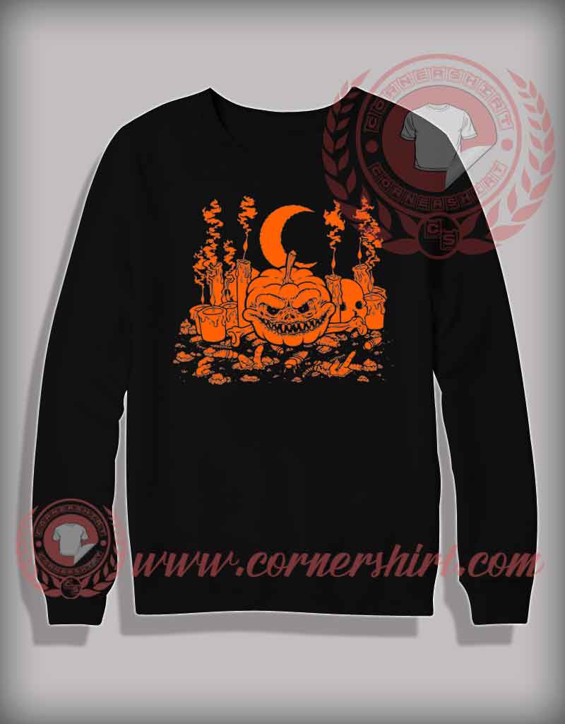 orange halloween sweatshirt