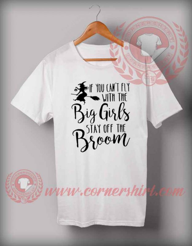 Stay Of The Broom T Shirt - Halloween Shirts For Adults