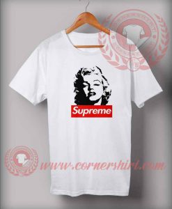 Marilyn Monroe Supreme T Shirt - Cornershirt.com - Custom ...