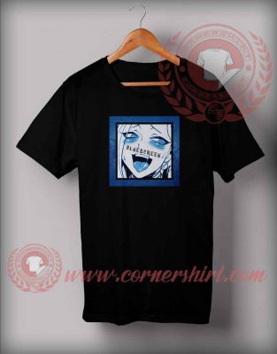 Bluescreen Anime T shirt - Cheap Custom Made T shirts by Cornershirt.com