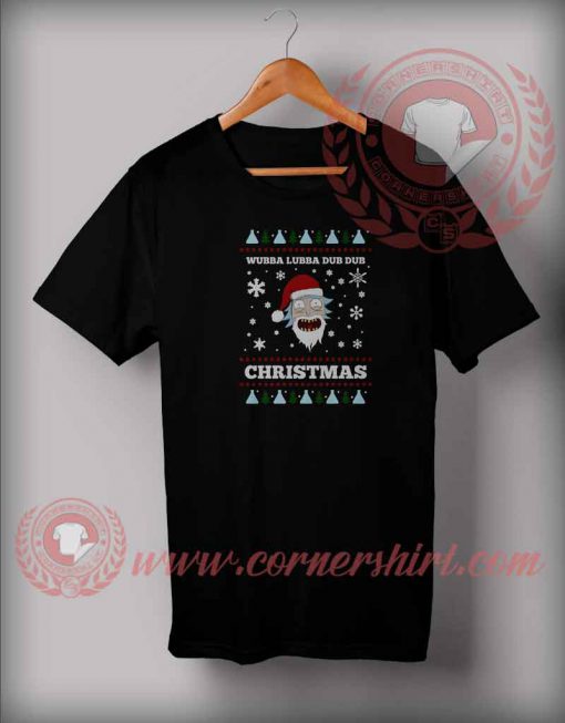 Santa Rick Ugly Crhistmas T shirt - Cornershirt.com
