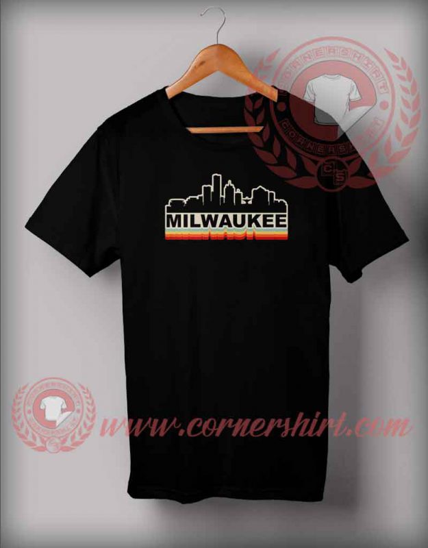 Milwaukee Retro Skylane T shirt - Cornershirt.com