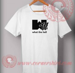 What The Hell Logo Parody T shirt