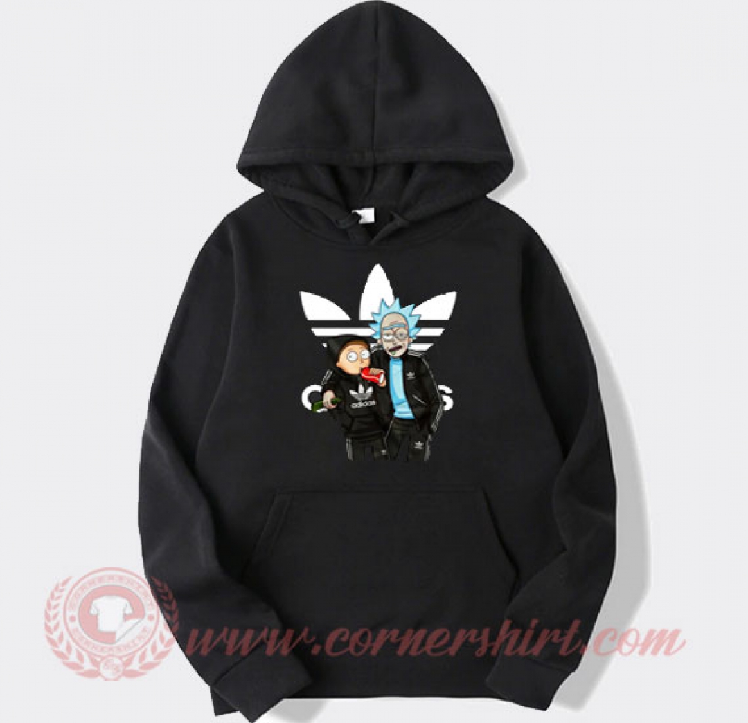 rick and morty adidas hoodie