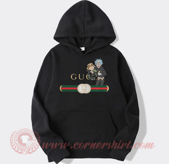 Ordsprog organisere Fantasi Rick and Morty X Gucci Parody Custom Hoodie | Cornershirt.com