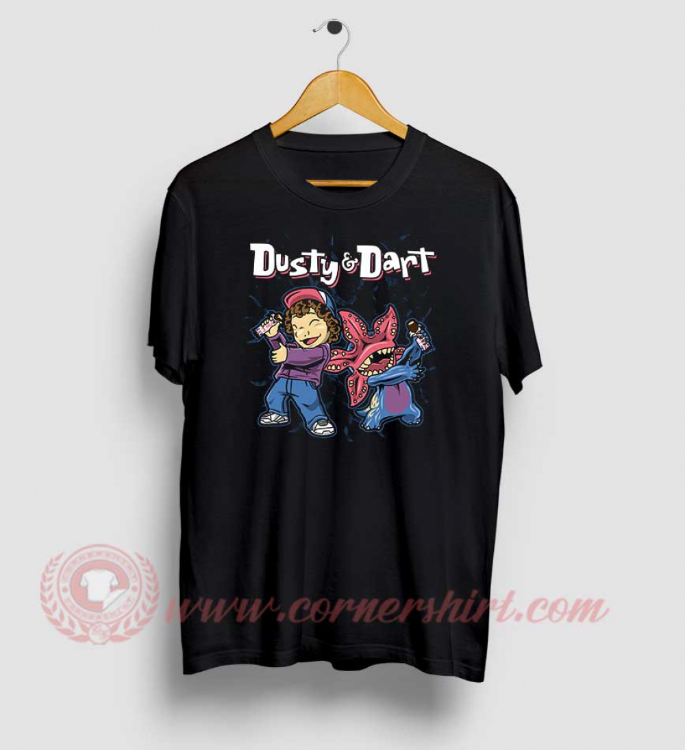 Dusty And Dart Nougat Stranger Things T Shirts | Cheap Custom T Shirts