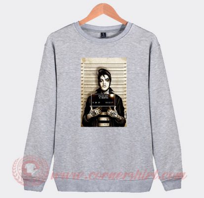 Elvis Presley Mugshot Custom Sweatshirt | Mugshot Shirt