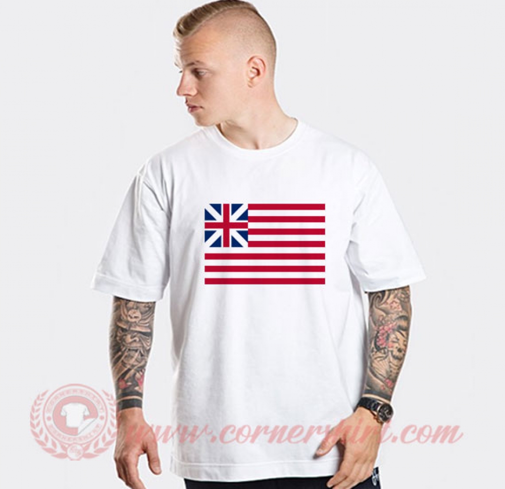 Grand Union Flag Custom T Shirts | Betsy Ross Shirt | Cornershirt.com