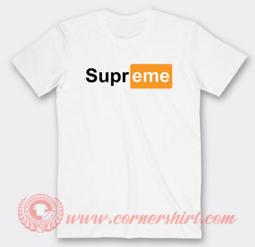 Supreme Pornhub Custom T-Shirts | Supreme Shirt | Cornershirt.com