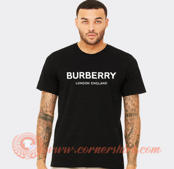 burberry london england t shirt black