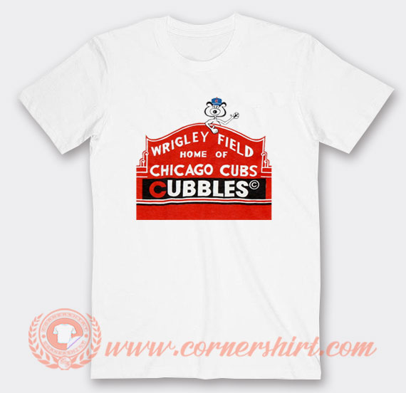 Chicago Cubs Fielding Bear by Buck Tee - Chicago Cubs - T-Shirt
