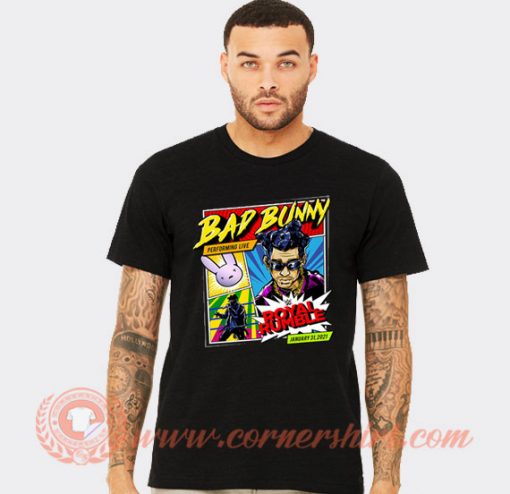 Wwe Bad Bunny Royal Rumble T-shirt On Sale - Cornershirt.com