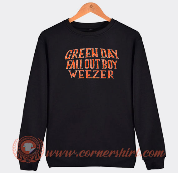 Hella Mega Tour Green Day Fall Out Boy Weezer Hoodie 