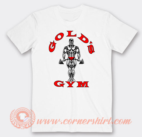 Arnold Schwarzenegger Gold's Gym T-Shirt On Sale - Cornershirt.com