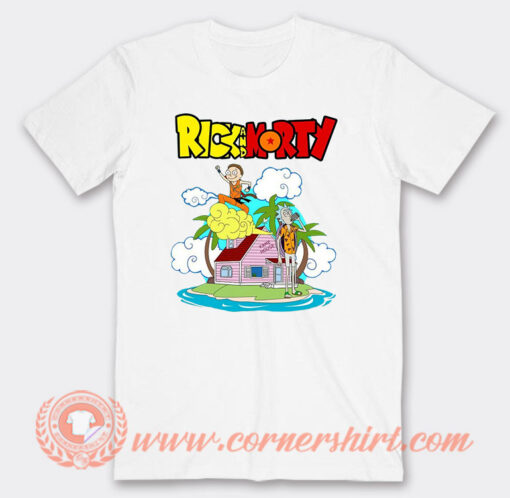 Rick and Morty Dragon Ball Z T-Shirt On Sale