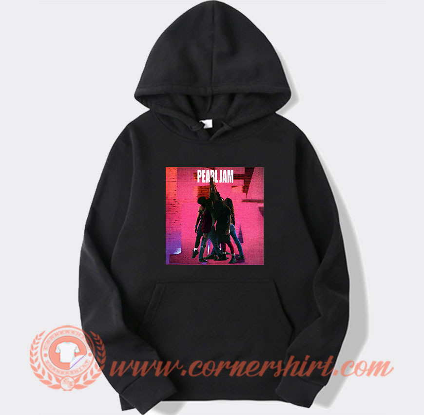 Pearl Jam Ten Album Cover Jam Hoodie On Sale Cornershirt